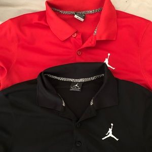 Mens small Jordan polo shirts